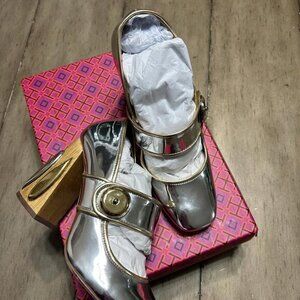 Size 7.5 Tory Burch Madison 100MM Mary Jane Pump Mirror
